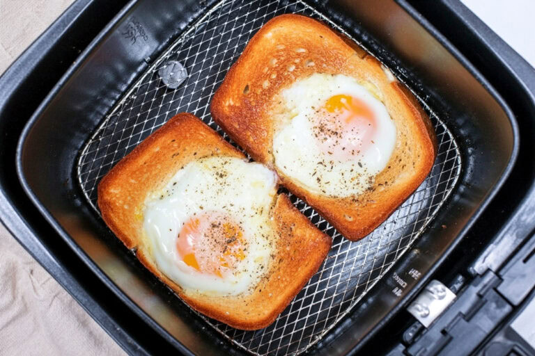 Air Fryer Egg And Cheese Toast Recipe
