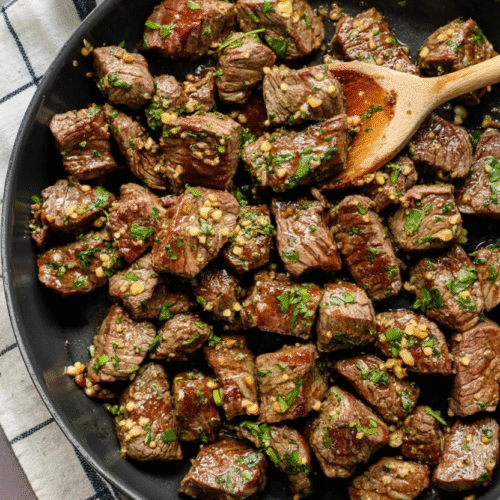 Garlic Butter Steak Bites Recipe