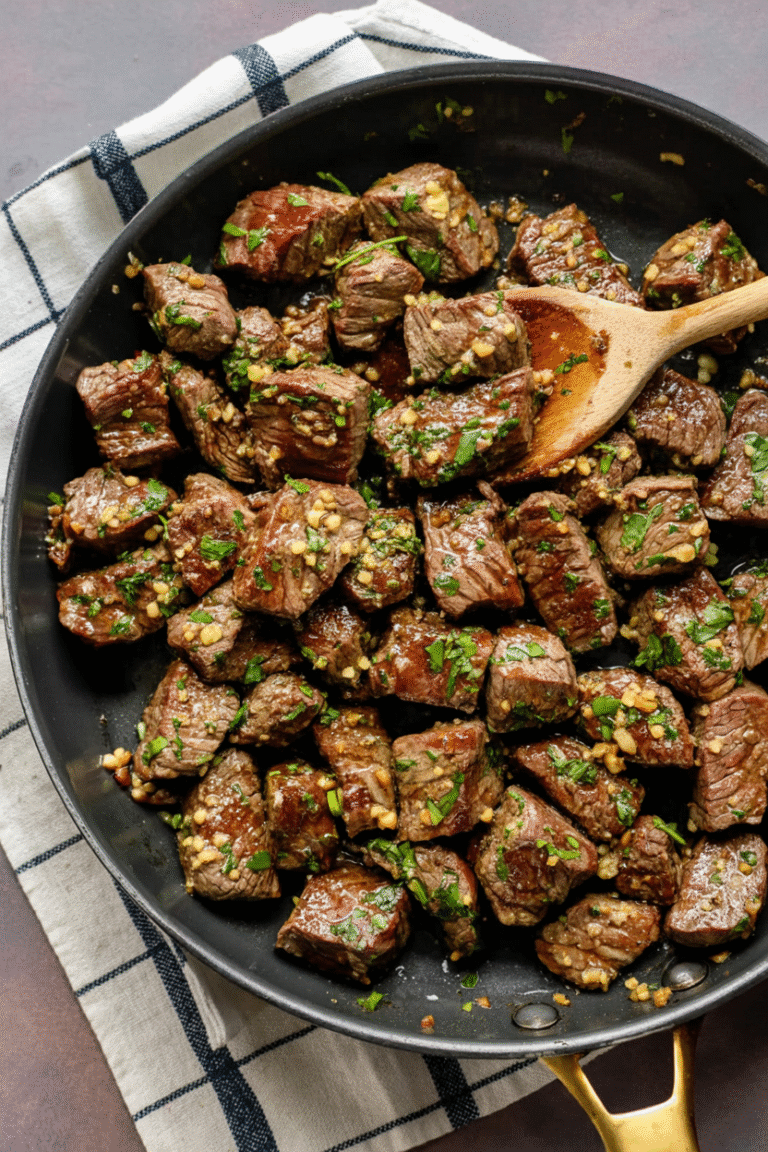 Garlic Butter Steak Bites Recipe