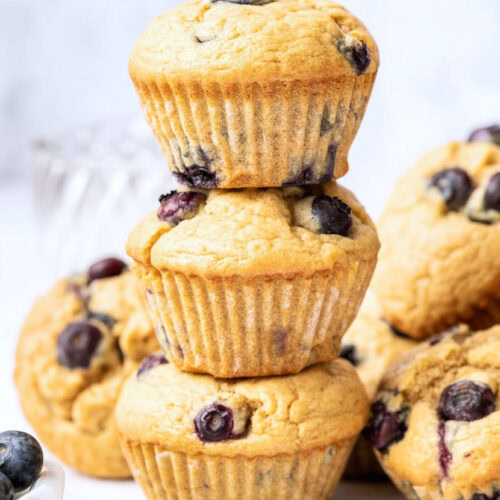 Blueberry Cottage Cheese Muffins Recipe