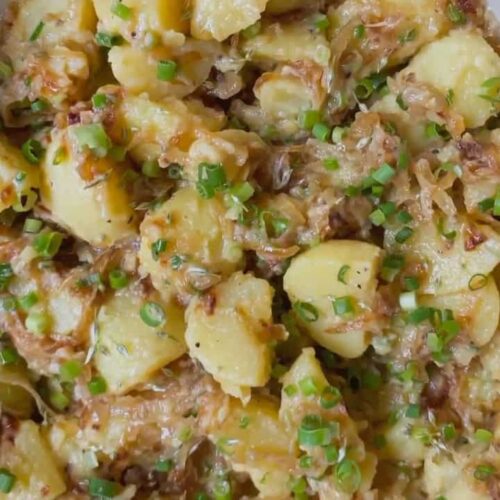 Carmelized Onion Potato Salad