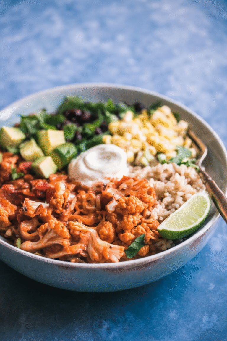 Cauliflower Chipotle Bowl Recipe
