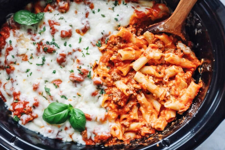 Crockpot Baked Ziti Recipe