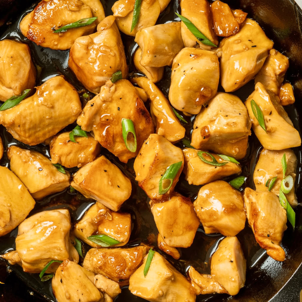 Honey Garlic Chicken Bites Recipe