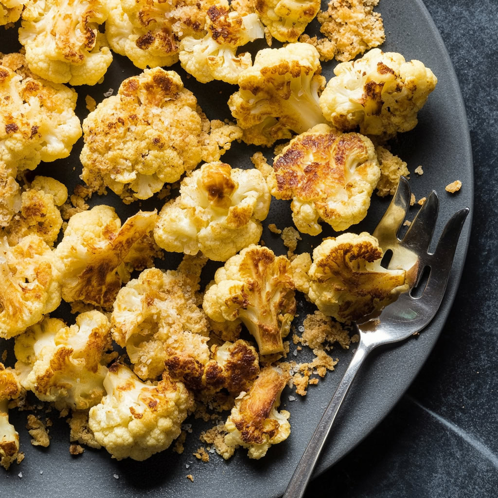 Roasted Parmesan Cauliflower Recipe