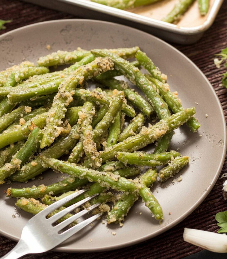 Roasted Parmesan Green Beans