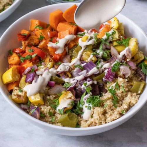 Roasted Vegetable Quinoa Bowl