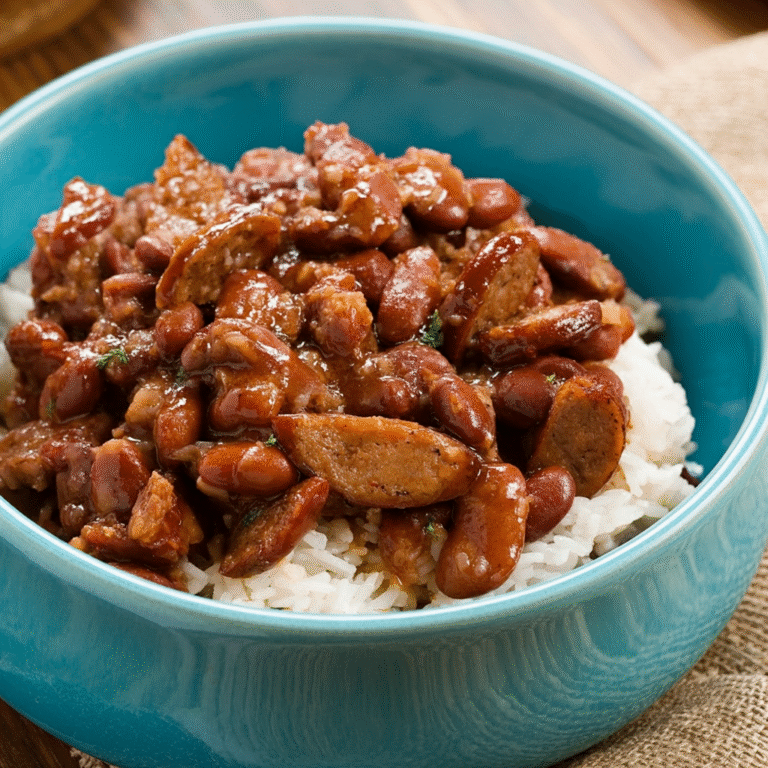 Slow Cooker Red Beans And Rice Recipe