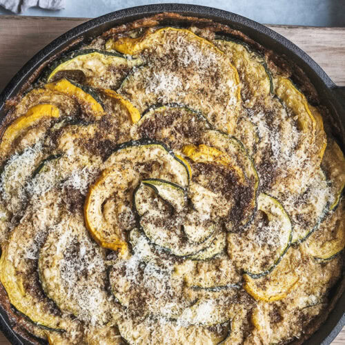 Squash And Veggies Gratin