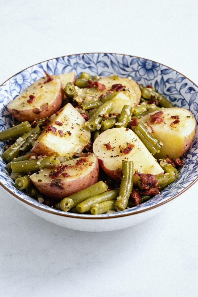 Southern Green Beans and Potatoes with Bacon