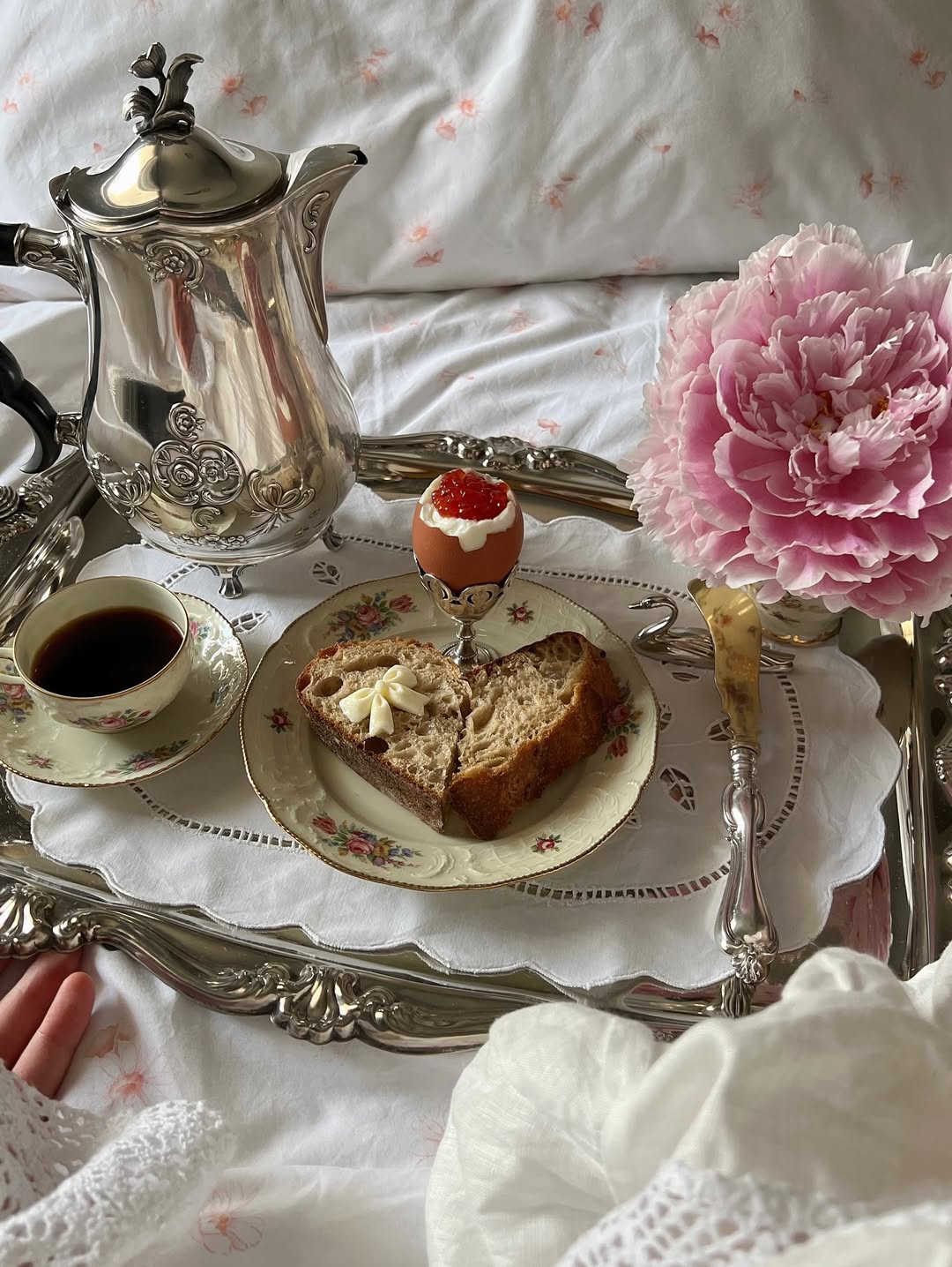 Vintage Drama With Peony Tea