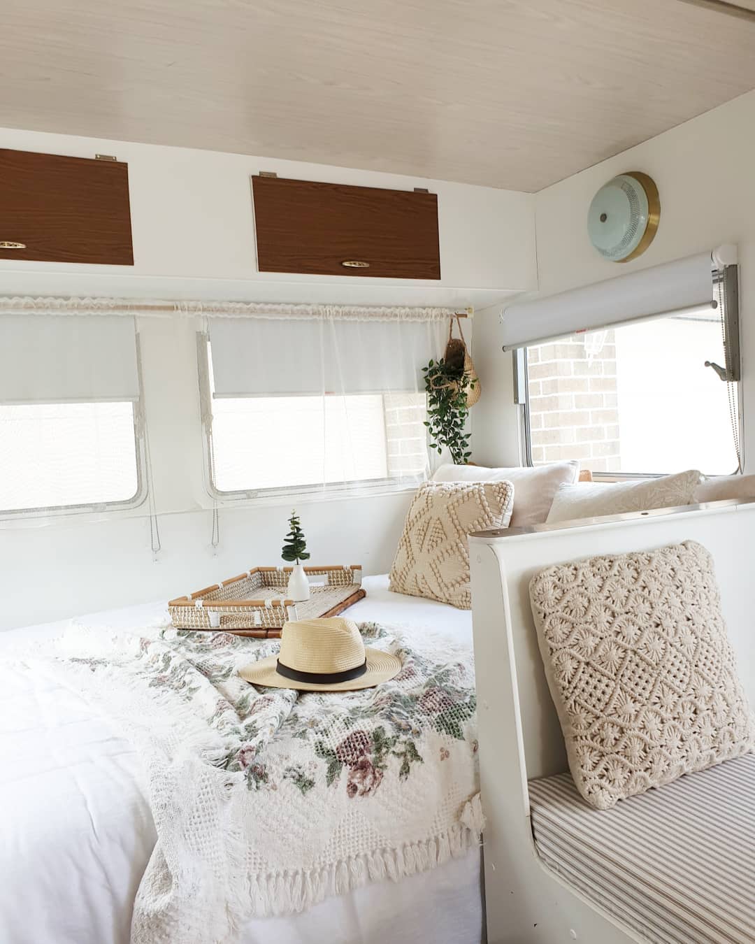 Vintage Cottage Camper Bed Look