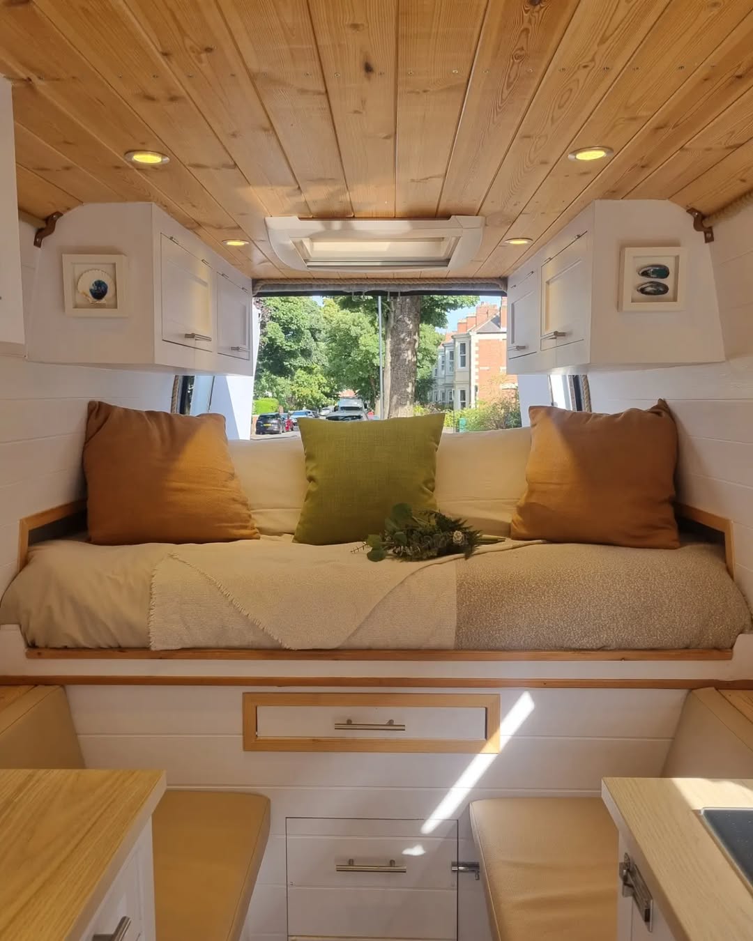 Nature-Inspired Camper Sleeping Nook