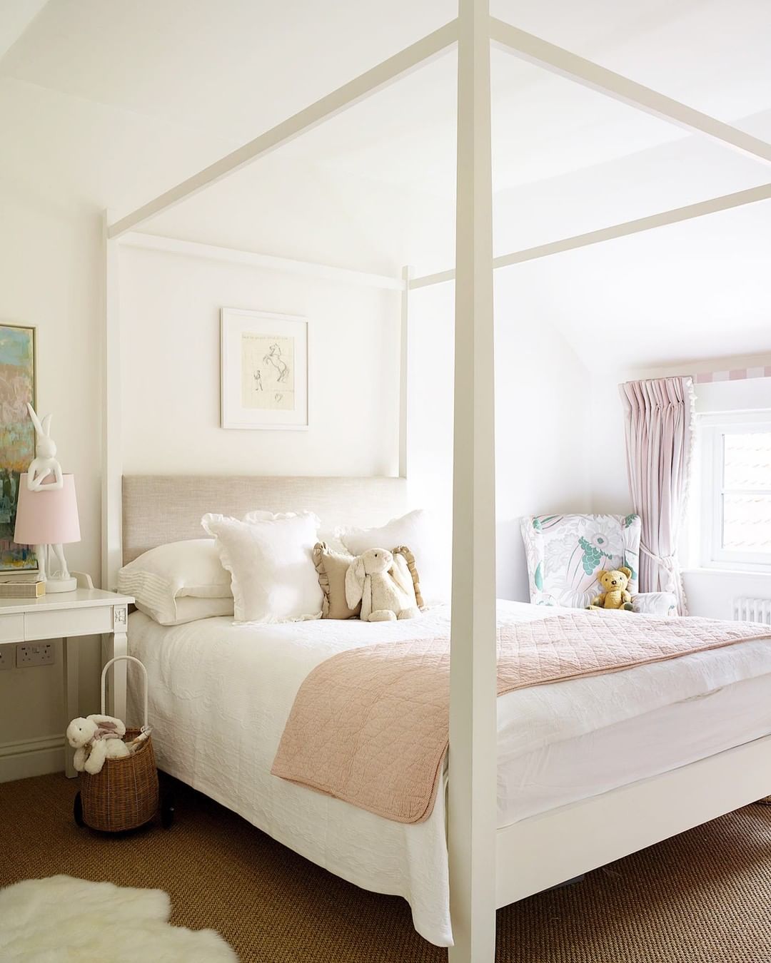 Delightful Four Poster Bed for a Child