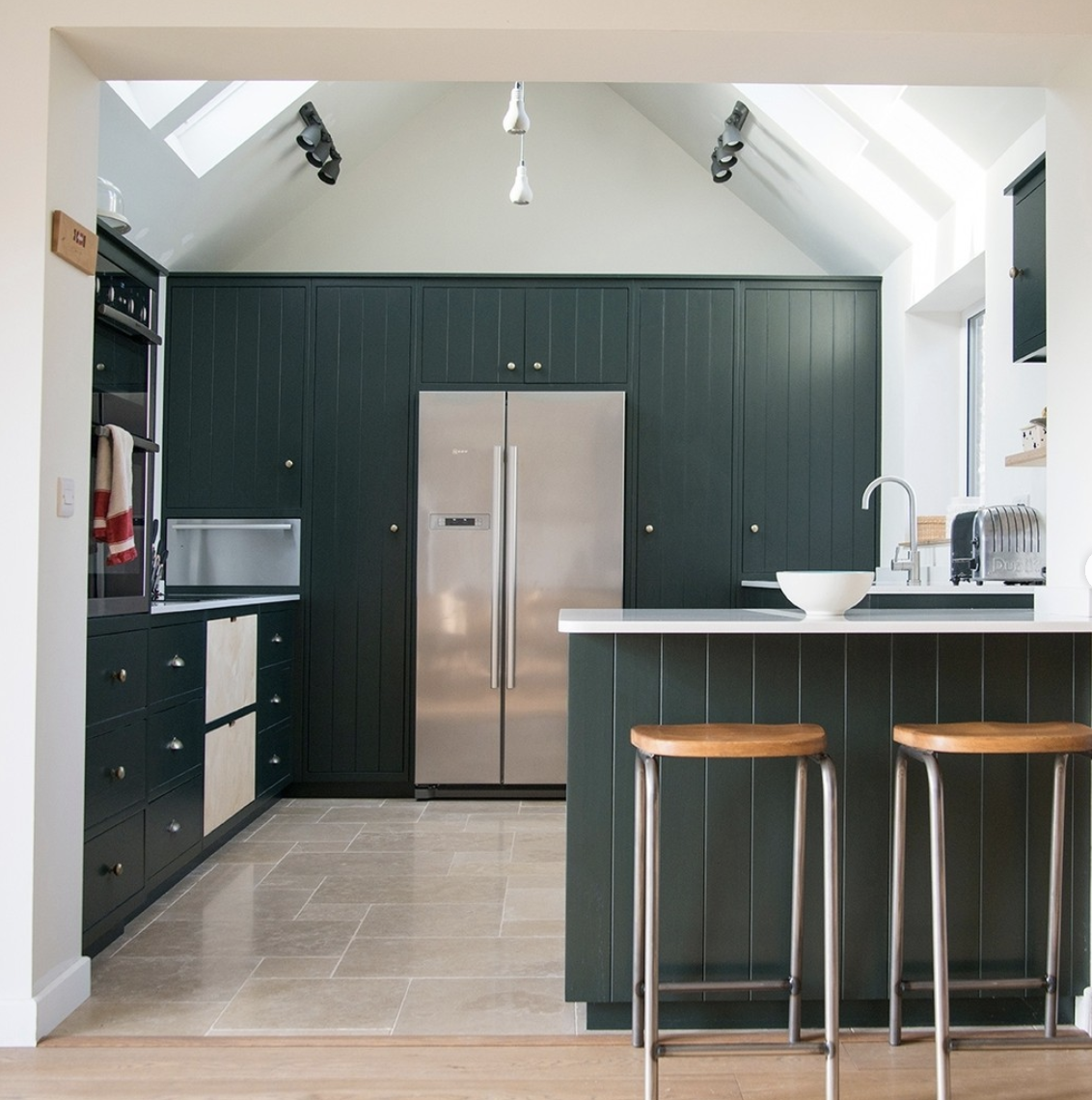 Forest Green Refrigerator Enclosure Ideas