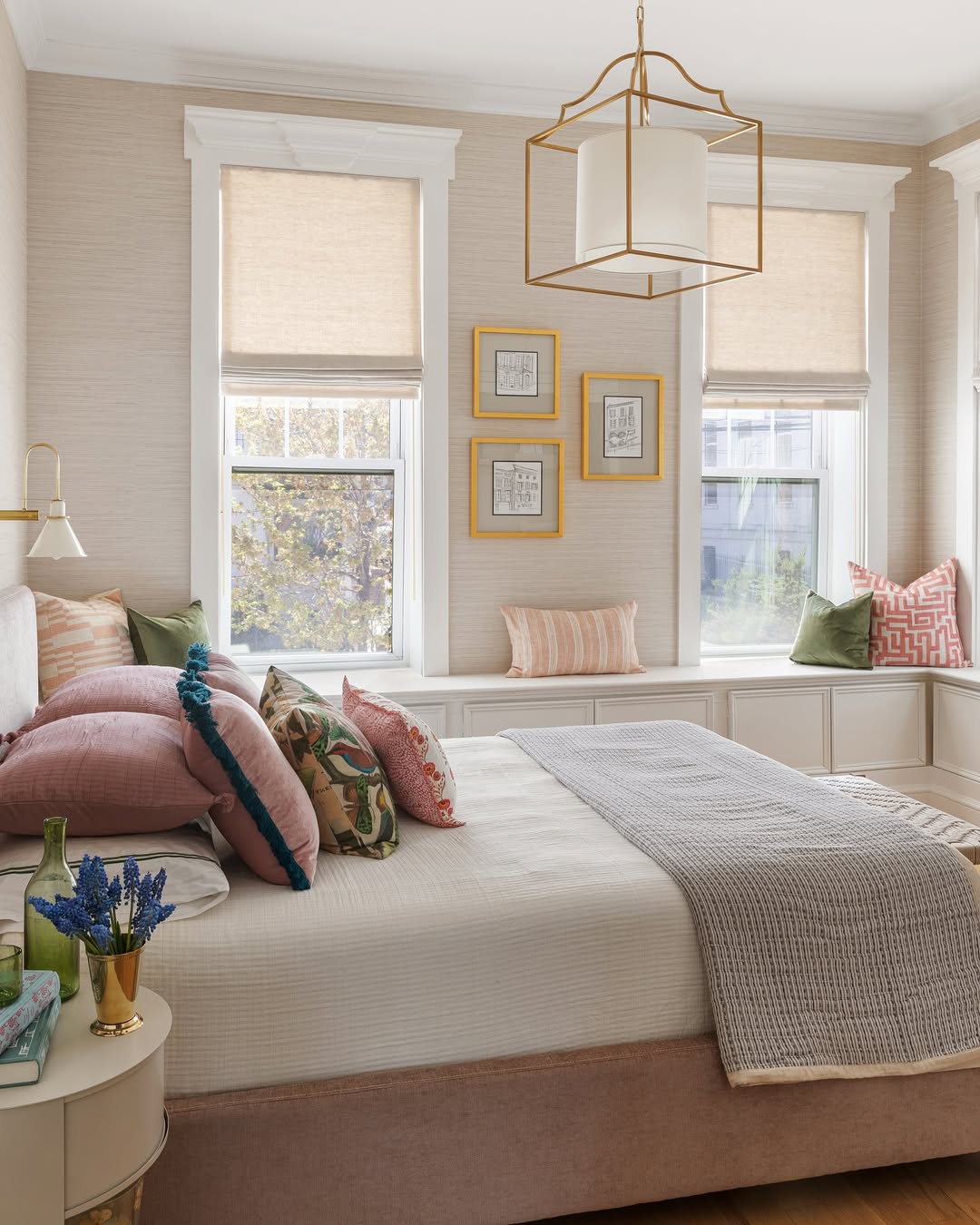 Colorful Window Seat