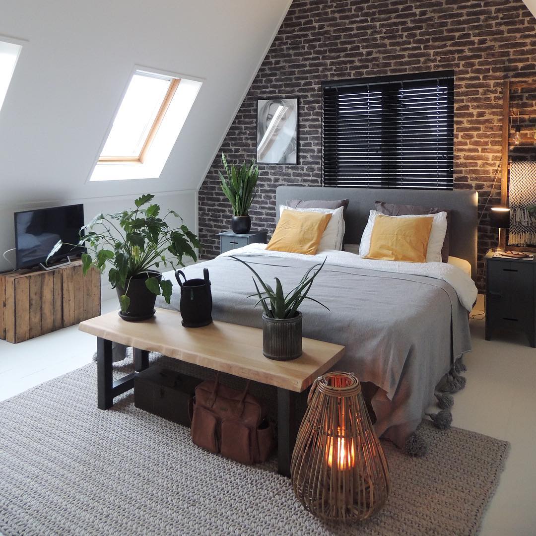 Warmth from an Industrial Brick Wall
