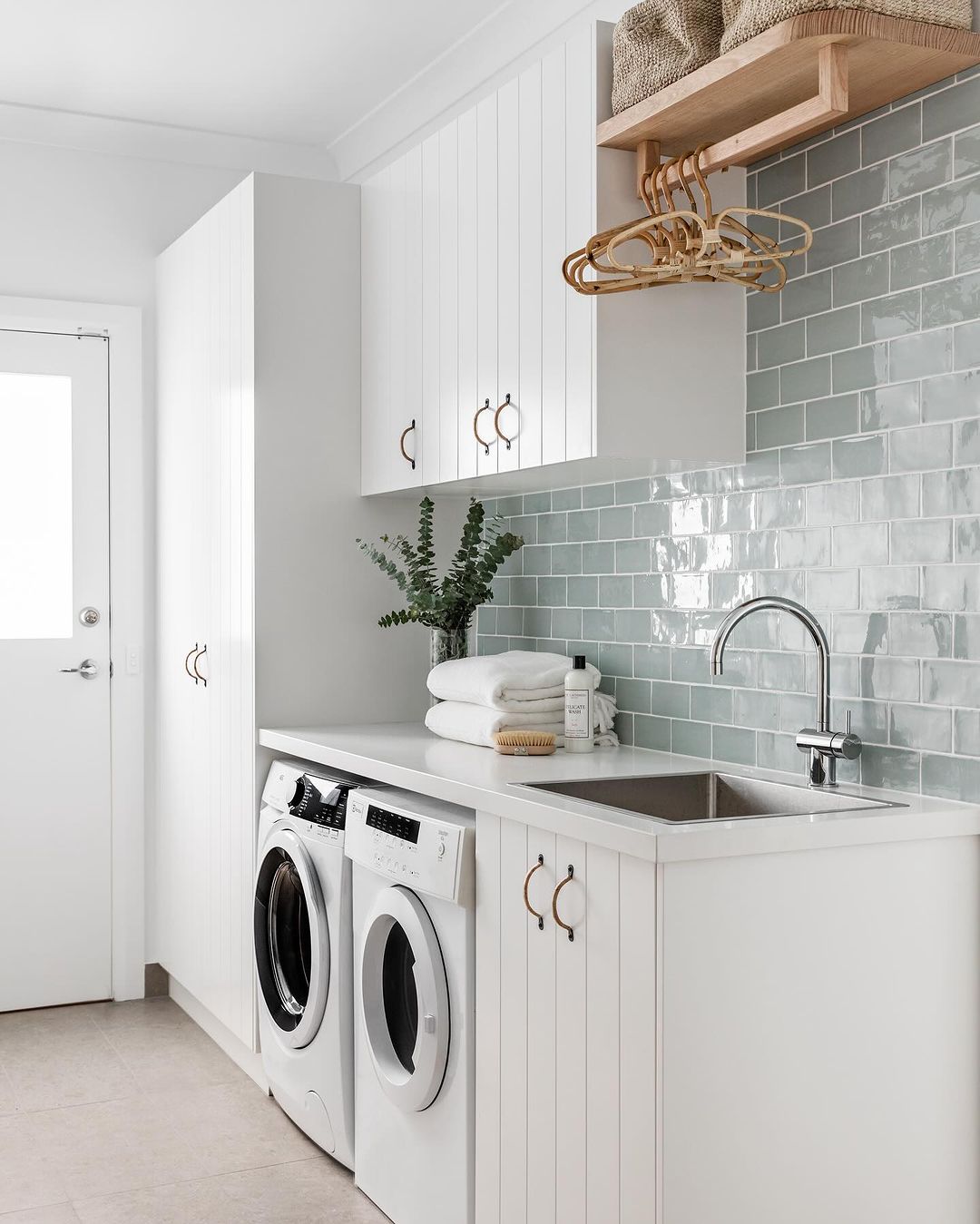 Glossy Subway Tile for a Bright Space