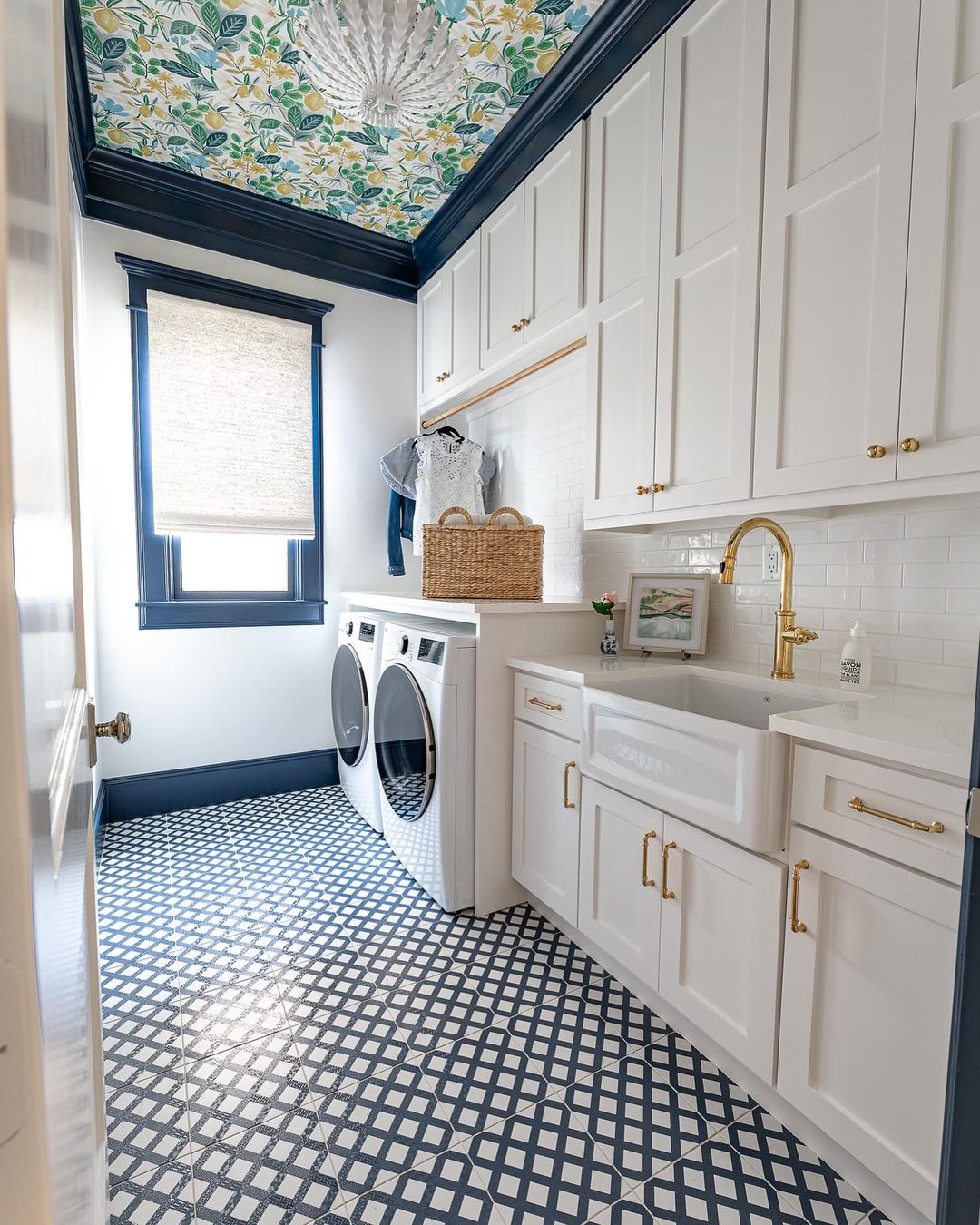 Subway Tile Backsplash with Bold Accents