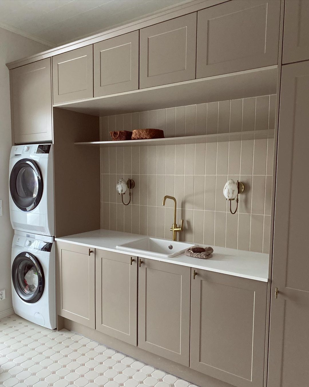 Vertical Tile with Monochromatic Palette