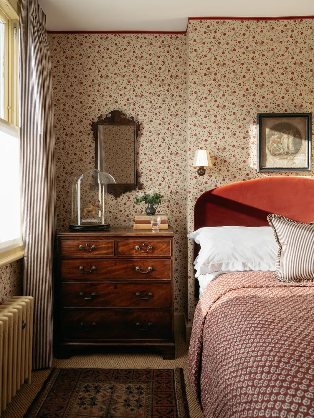 Red Velvet, Stripes, and Vintage Prints