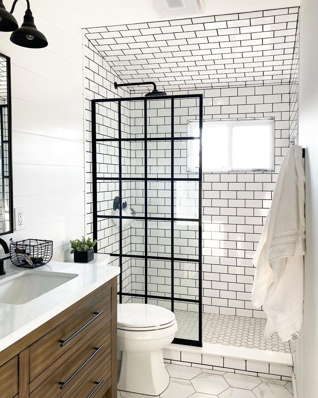 Monochromatic Elegance - Stunning Shower Tile Ideas To Inspire