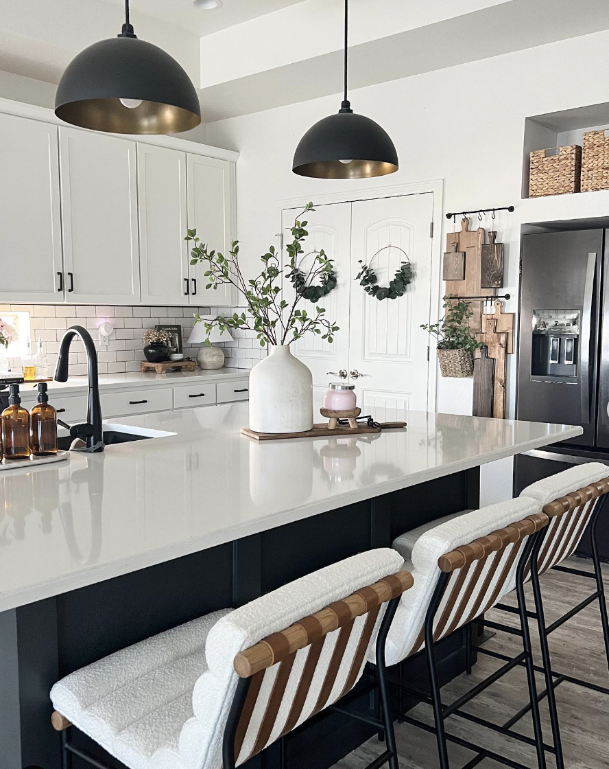 Black Fixtures for Kitchen Sink Lighting