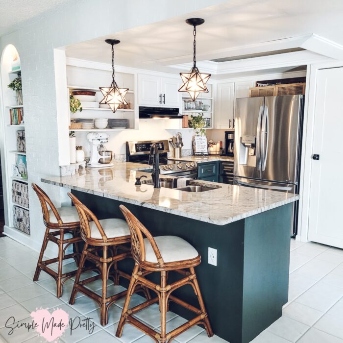 Two-Tone Kitchen Cabinet Painting